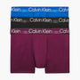 Calvin Klein 3 Pack Modern Structure Trunk -   Providence Blue / Groovy Plum / Black