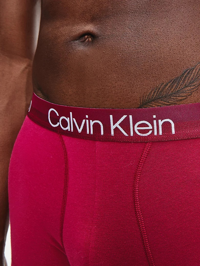 Calvin Klein 3 Pack Modern Structure Trunks - Boulevard / Grey / Black