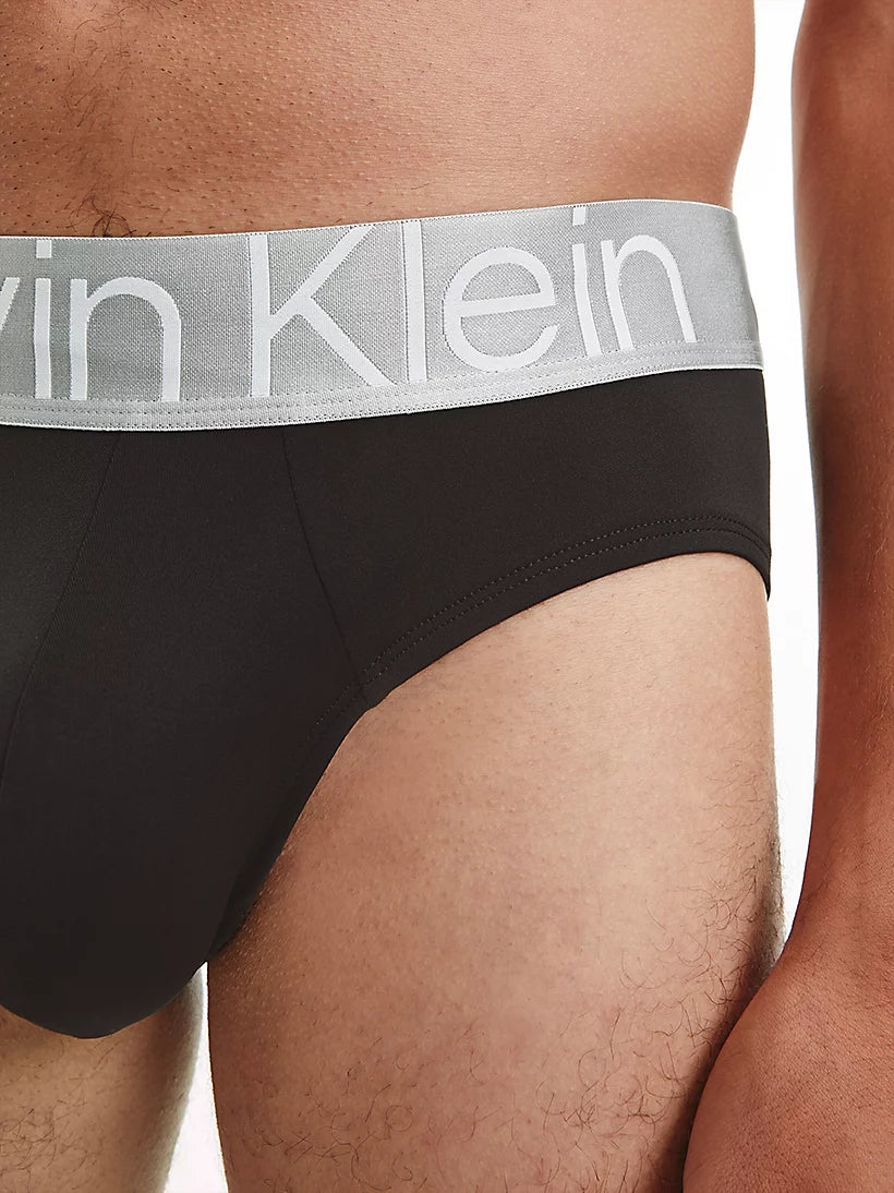 Calvin Klein 3 Pack Steel Micro Hip Briefs B Red Carpet White Tuffet Logos