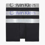 Calvin Klein 3 Pack Trunks - Steel Micro - Black/ Dark Lavender/ Zero Below