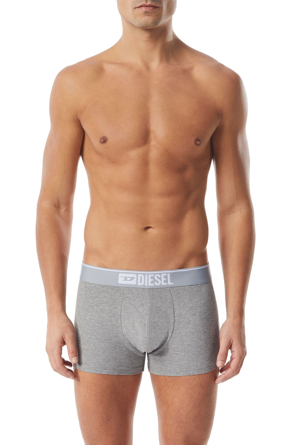 Diesel Umbx-Damien Three-Pack Trunks - Black / Grey / White