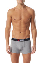 Diesel Umbx-Damien Three-Pack Trunks with heart logo - Black / Grey / Red