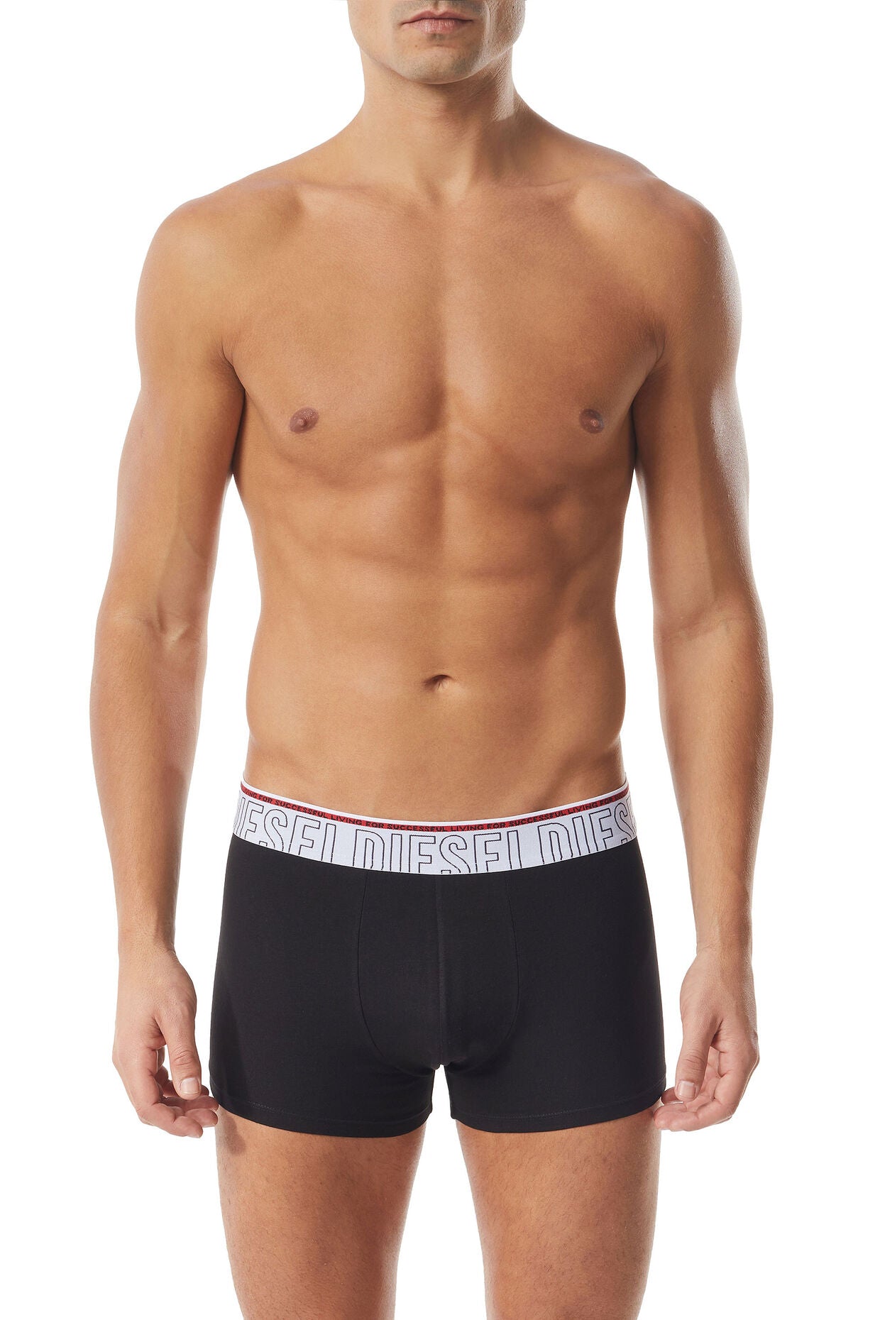 Diesel Umbx-Damien Three-Pack Trunks - Black / White