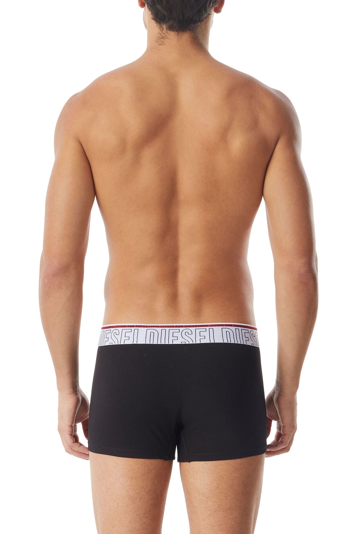 Diesel Umbx-Damien Three-Pack Trunks - Black / White