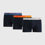 Tommy Hilfiger - 3 Pack Essential Trunks - Blue with Contrast Waistband (OS7)