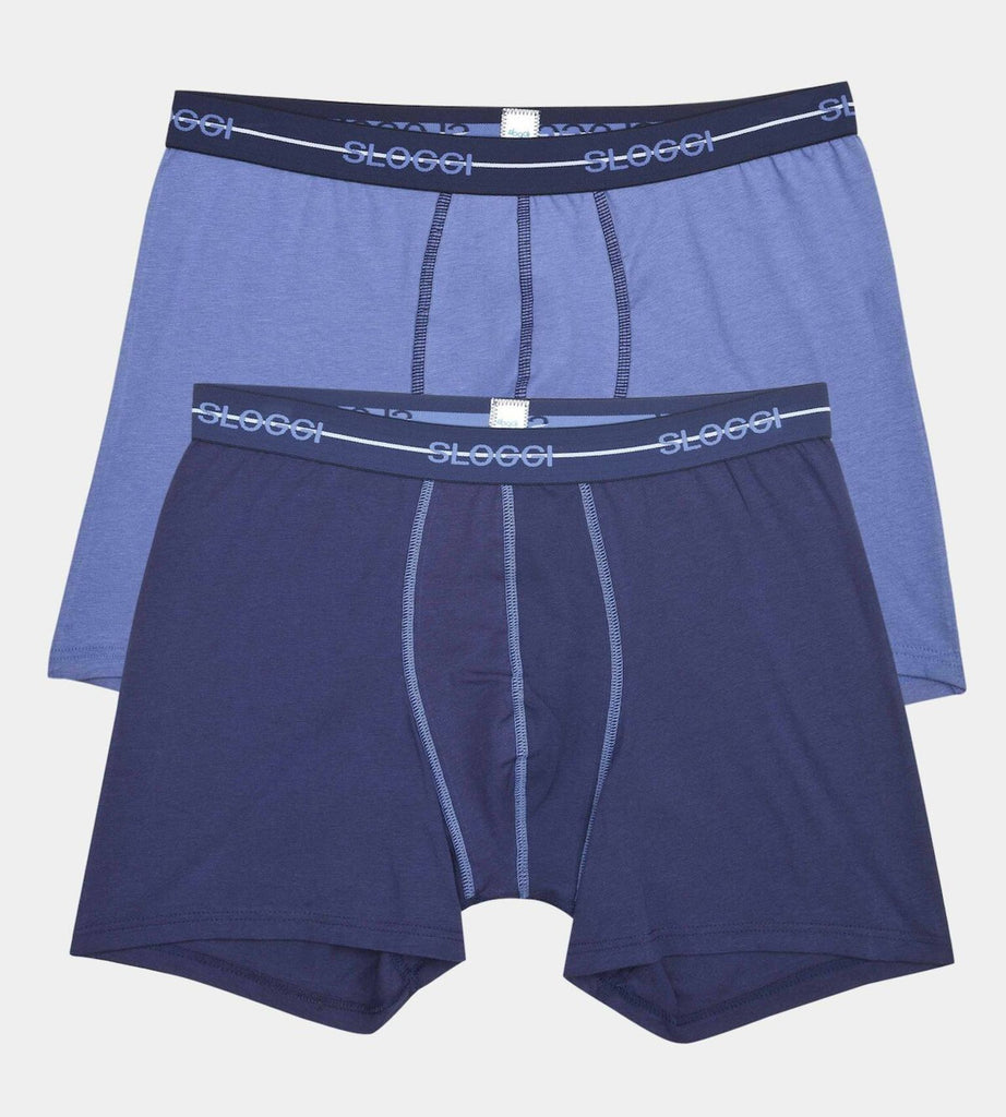Sloggi Men's Boxer Shorts Blue