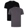 Emporio Armani 2 Pack Crew Neck T-Shirt - Black/Anthracite