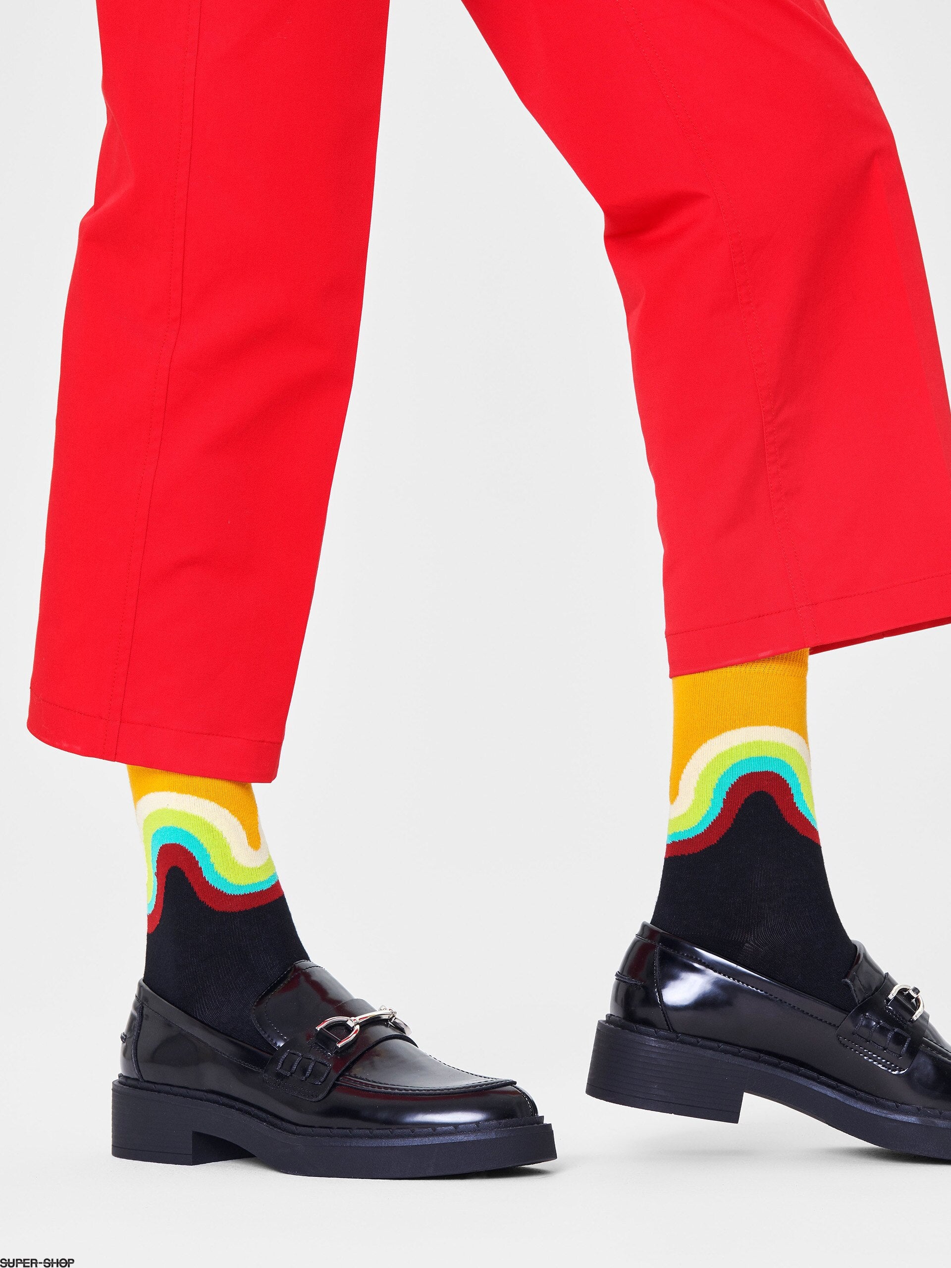 Happy Socks - Jumbo Wave - Black