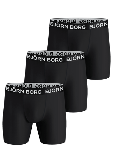Björn Borg Performance Boxer 3-pack - Black