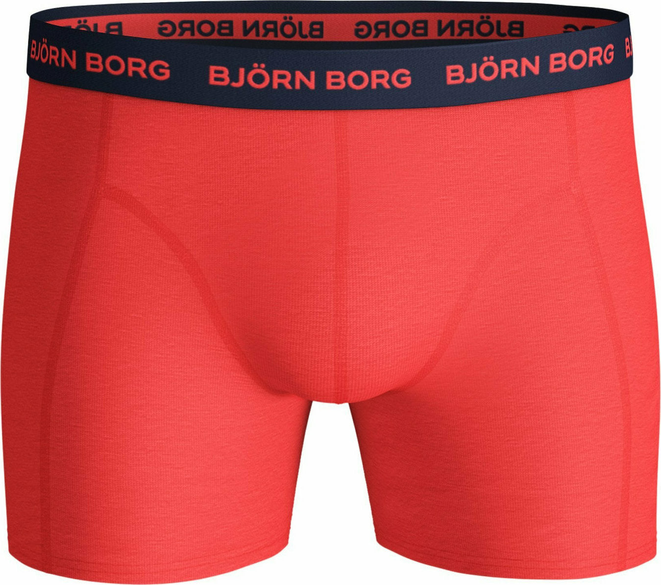 Björn Borg Men's Boxers - Seasonal Solid - 3PACK Ultramarine (Blue/Orange)