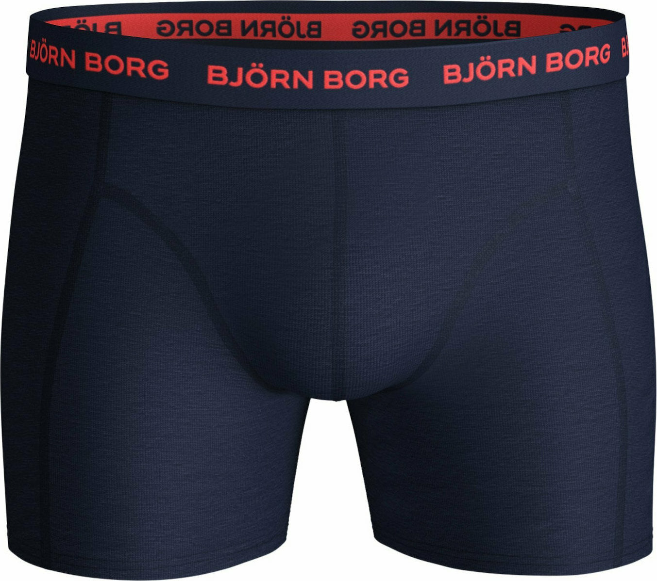 Björn Borg Men's Boxers - Seasonal Solid - 3PACK Ultramarine (Blue/Orange)
