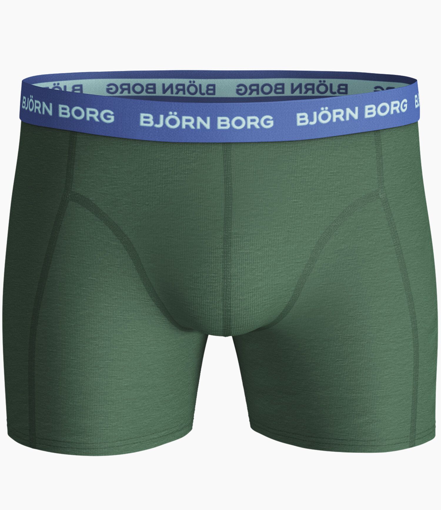 Björn Borg Men's Boxers - Seasonal Solid Sammy -5-Pack Frosty Spruce