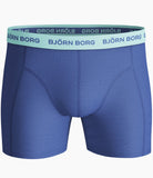 Björn Borg Men's Boxers - Seasonal Solid Sammy -5-Pack Frosty Spruce