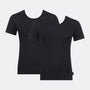 Sloggi Round Neck 2 PACK T-Shirts-Black