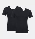 Sloggi Round Neck 2 PACK T-Shirts-Black