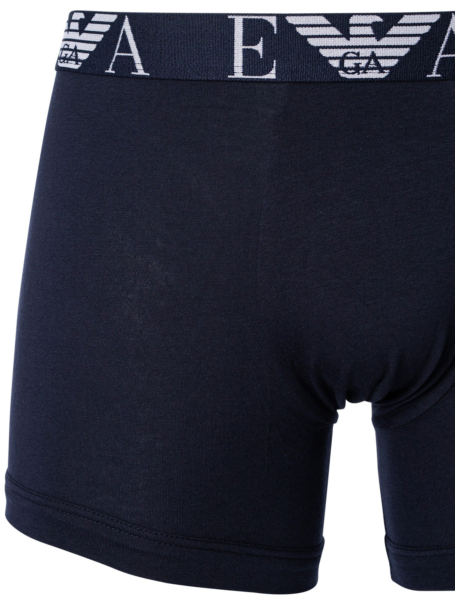 Emporio Armani 3 Pack Boxer Briefs - Marine/Blue/Green