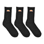 Ellesse Tisbi 3 Pack Crew Socks - Black