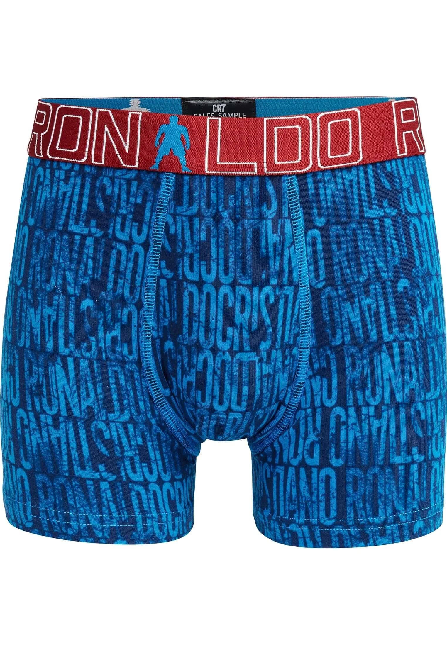 CR7 2-Pack Boy's Cotton Boxer Shorts Trunks - Dark Blue - 577