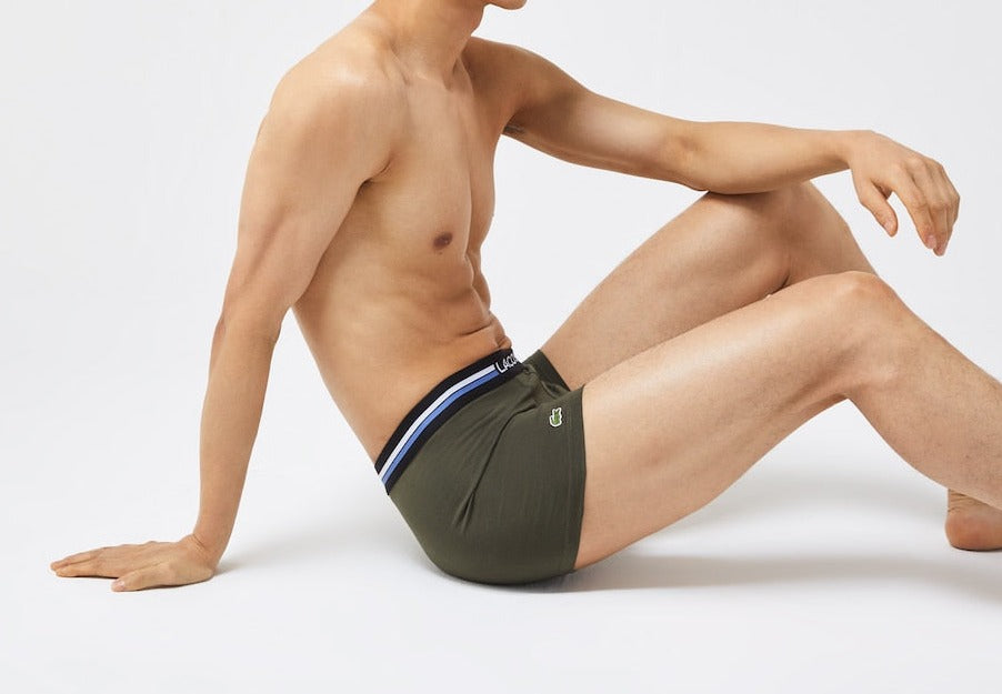 Lacoste - Pack Of 3 Iconic Trunks - With Three Tone Waistband