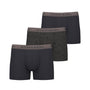 Scotch & Soda 3 Pack Men's Herringbone Boxer Shorts - Black