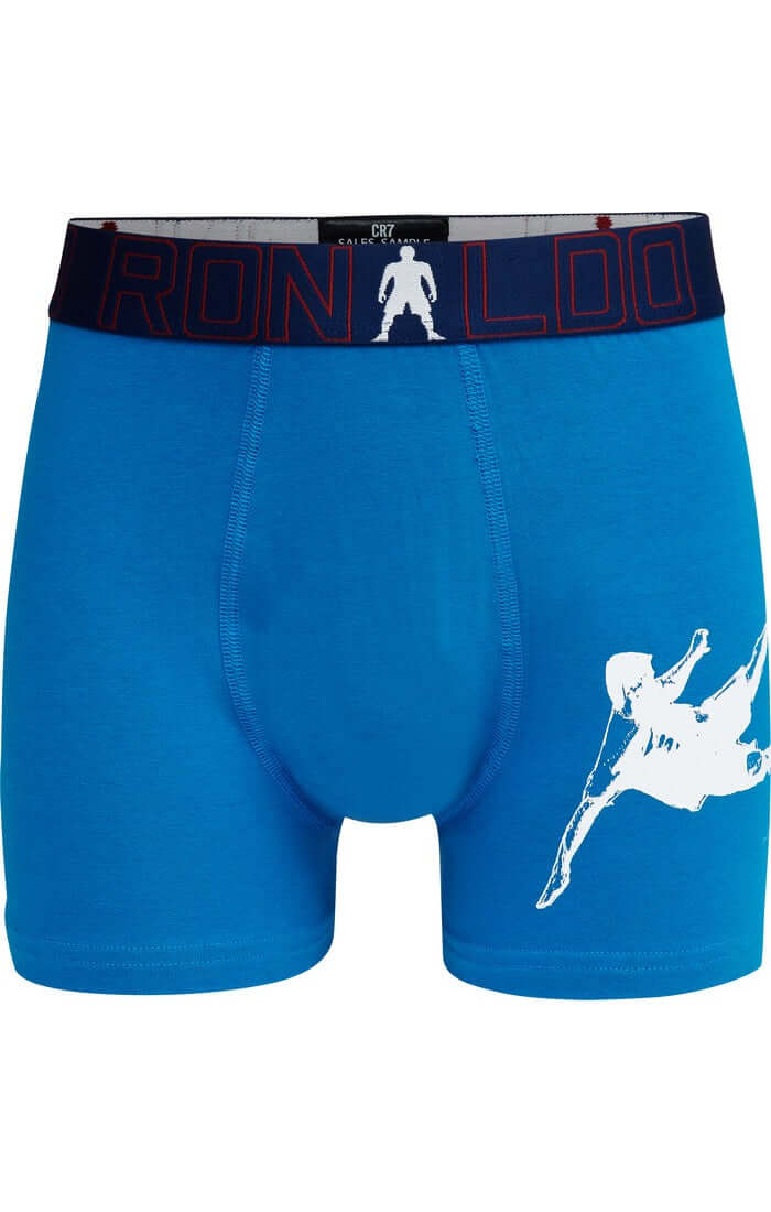 CR7 2-Pack Boy's Cotton Boxer Shorts Trunks - Multicolour -578