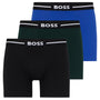 Boss 3 Pack of Stretch Cotton Boxer Briefs - BGN