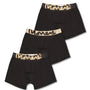 Money Clothing - 3 Pack Cotton Stretch Trunks - Black with Gold Waistband