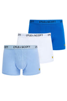 Lyle & Scott Barclays - 3 Pack Seasonal Men's Trunks - Blue / Light Blue / White