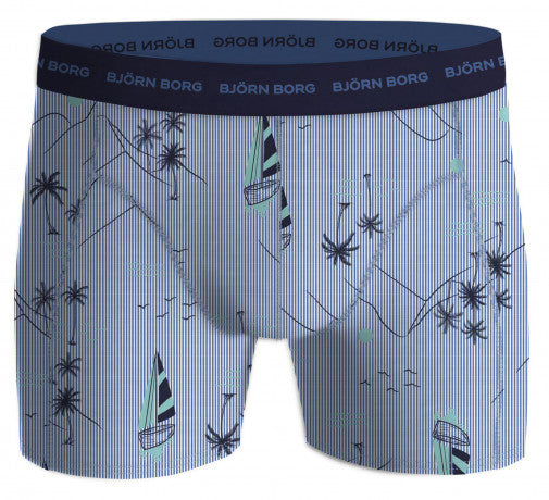 Björn Borg Men's Boxers - Solid Sammy Shorts -3 Pack Ultramarine