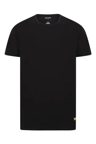 Lyle & Scott 3 Pack Maxwell Loungewear Cotton T Shirts - Black