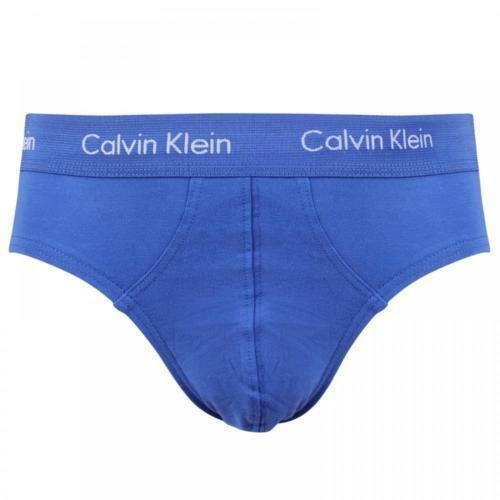 Calvin Klein 3 Pack Cotton Stretch – Hip Briefs ( BLACK / NAVY / BLUE )