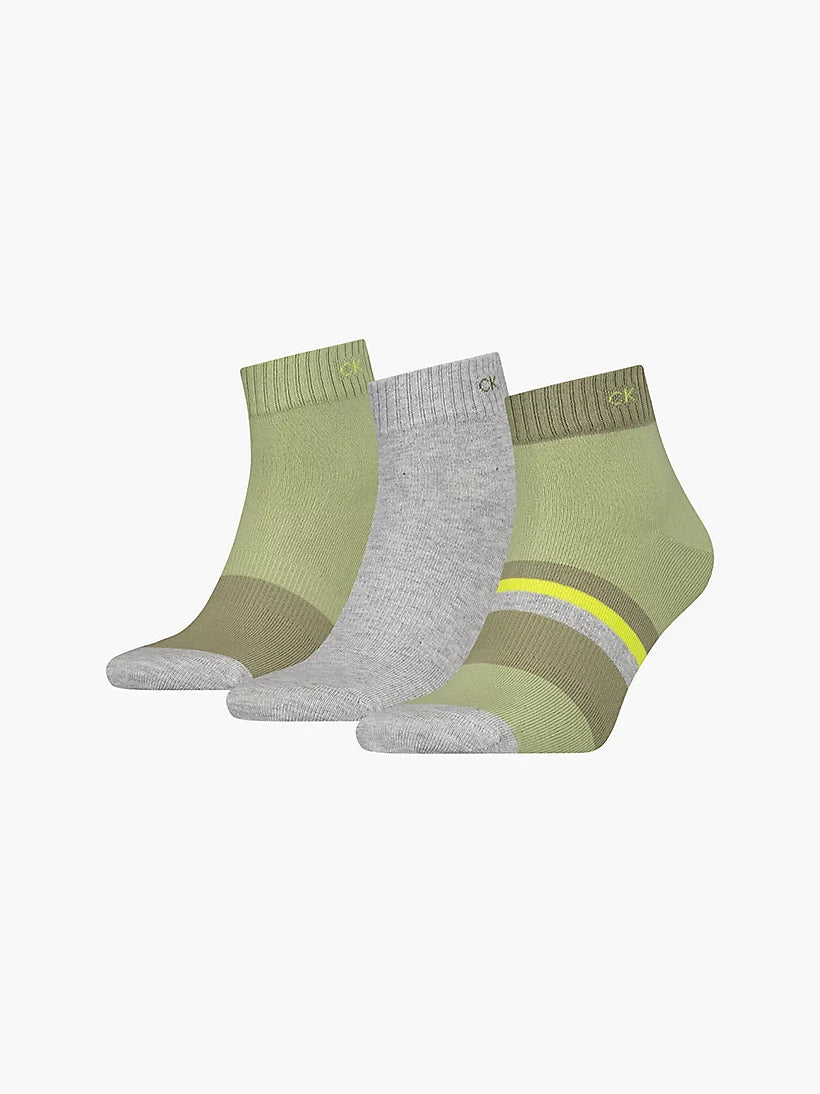 Calvin Klein 3 PACK Sneaker - Green
