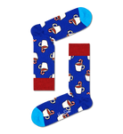 Happy Socks Candy Cane Cocoa Sock - Blue