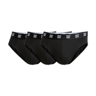CR7 3-Pack Men's Cotton Fashion Brief - All Black