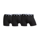 CR7 3-Pack Men's Cotton Fashion Trunk - All Black