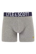 Lyle & Scott 3 Pack Daniel Men's Boxer Shorts - Wine Tasting / Grey Marl / Peacoat