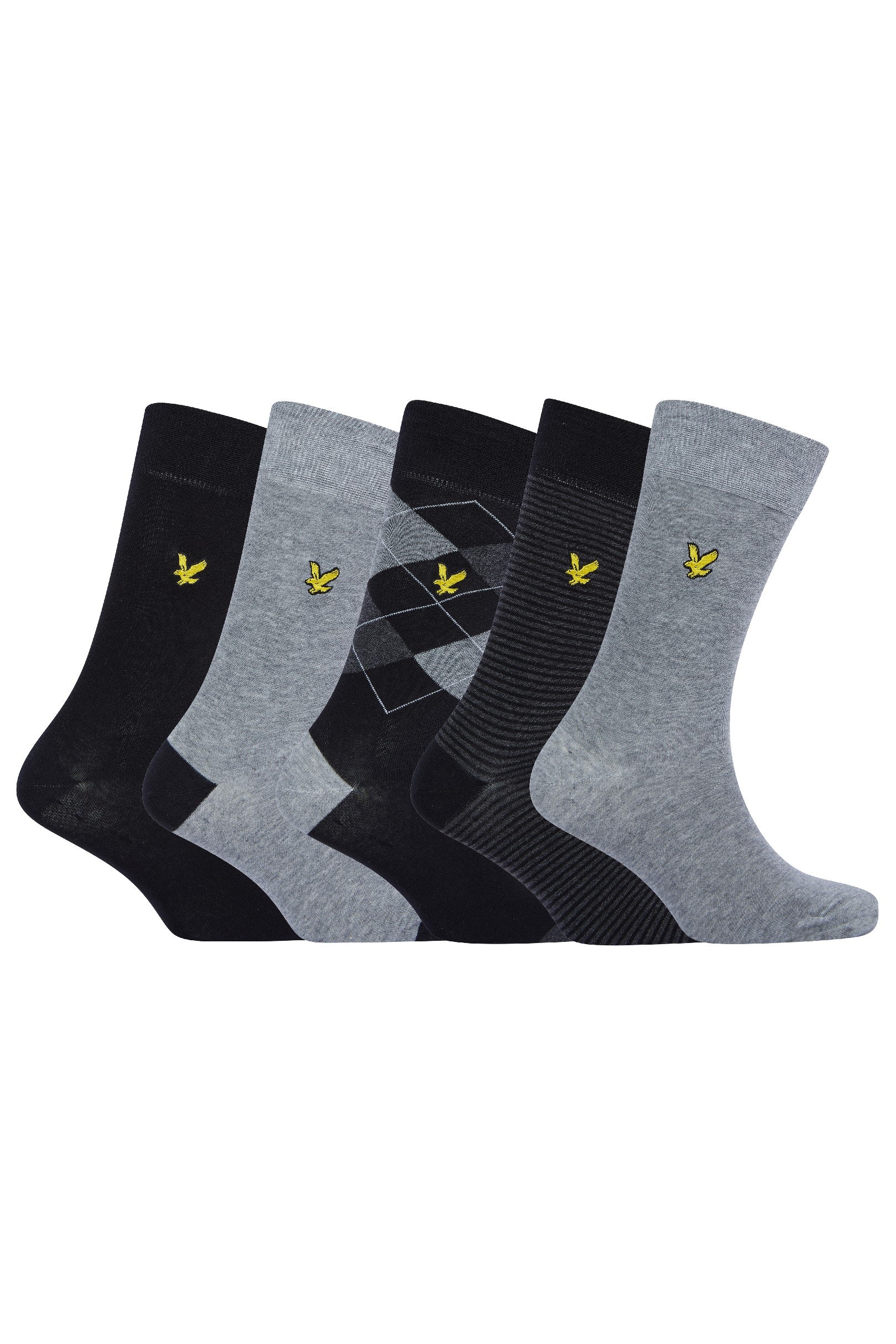 Lyle & Scott 5 Pack Harold Socks - Everyday Comfort & Style