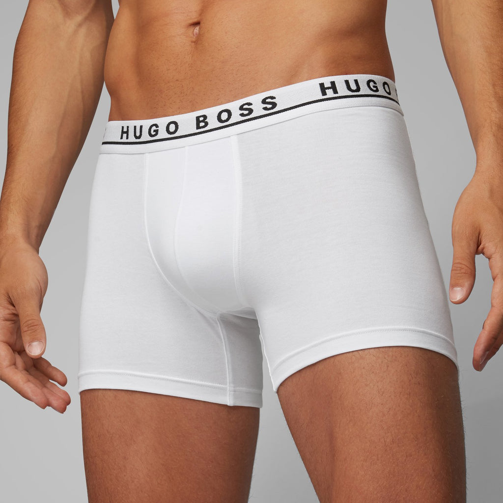 Hugo Boss 3 Pack OF BRIEFS - White | Trunks and Boxers