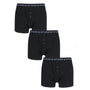 Jeff Banks 3 Pack Men's Marlow Button Boxer Shorts- All Navy