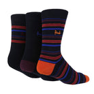 Pringle 3 Pack Cotton Jacquard Men's Fashion Socks - Blue/Red