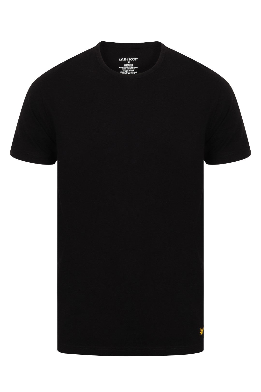 Lyle & Scott - 3 Pack Maxwell Loungewear Cotton T Shirts - White / Grey / Black