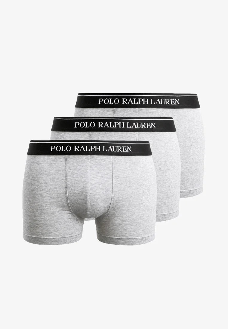 Polo Ralph Lauren Classic Boxer Trunks 3 Pack All Grey