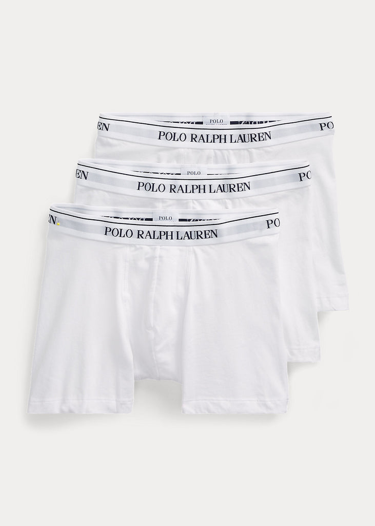 Ralph Lauren Men's 3 Pack Boxer Briefs in White