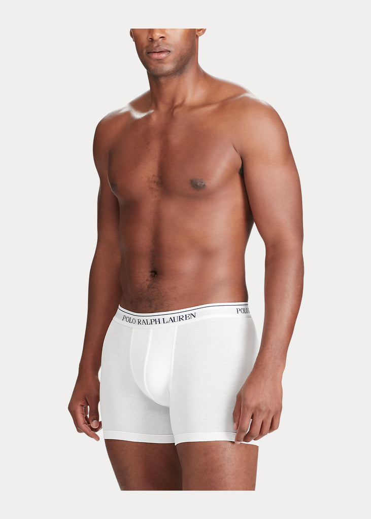 Ralph Lauren Men's 3 Pack Boxer Briefs in White