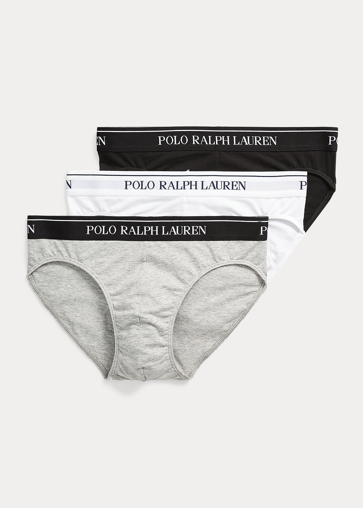 Polo Ralph Lauren 3-Pack Low Rise Stretch-Cotton Briefs - WHB