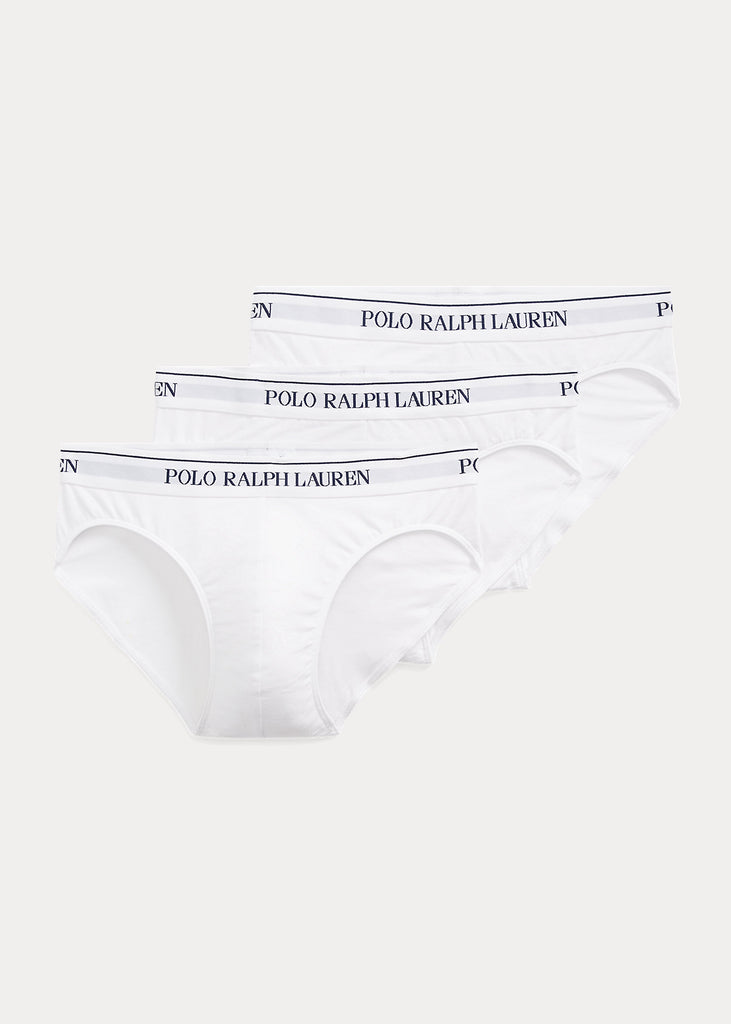 Polo Ralph Lauren Low Ris Brief 3 pack - White