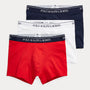 Polo Ralph Lauren Classic Boxer Trunks 3-Pack ( Red/White/Navy )