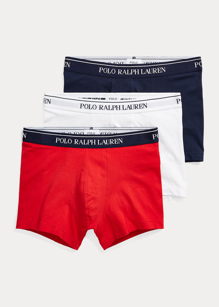 Polo Ralph Lauren 3 Pack Classic Trunk ( Red/White/Navy )