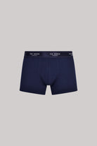 Ted Baker 3 Pack Cotton Stretch Fashion Trunks - Blue/Navy/Fog