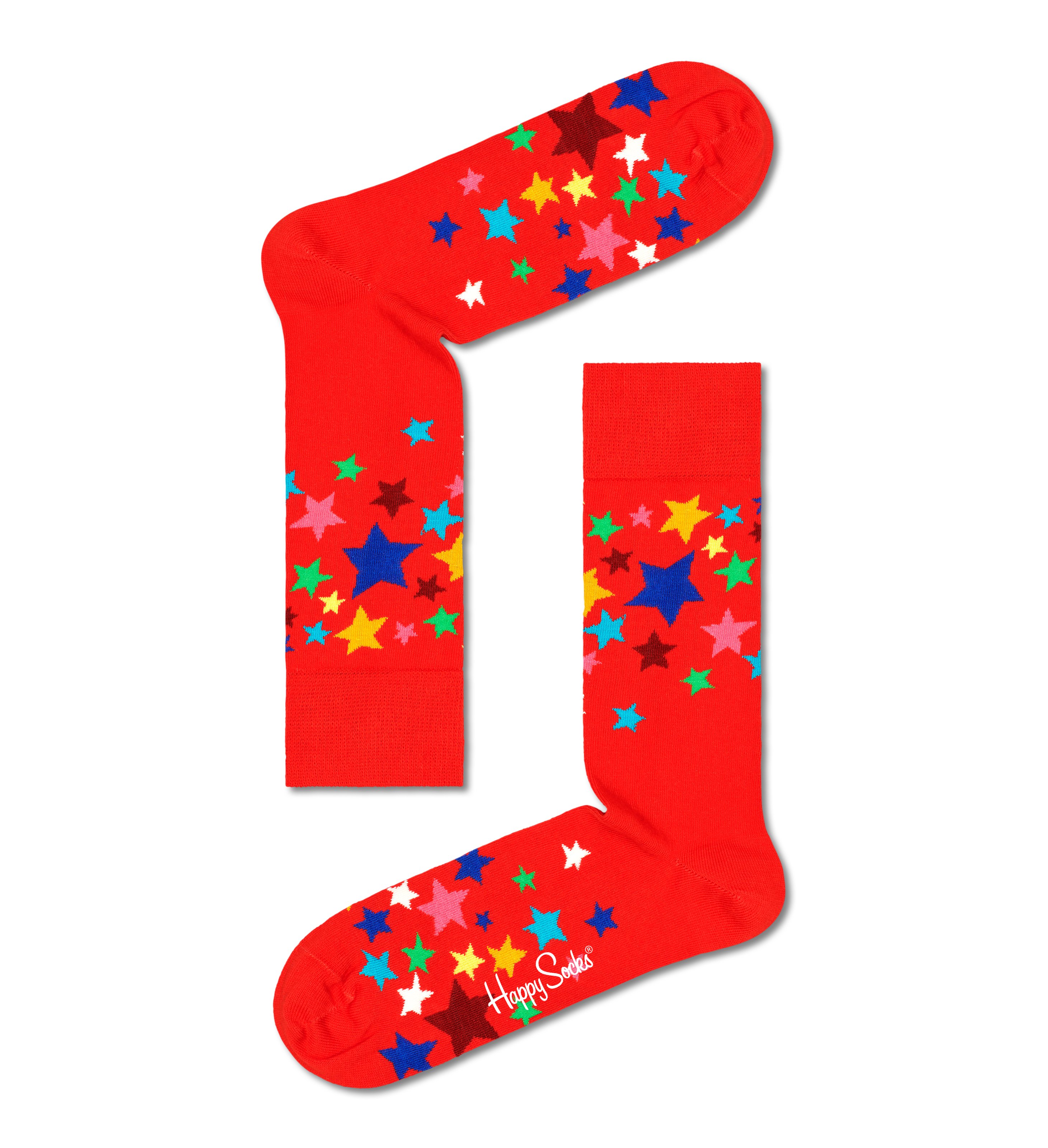 Happy Socks - Star Sock, Red